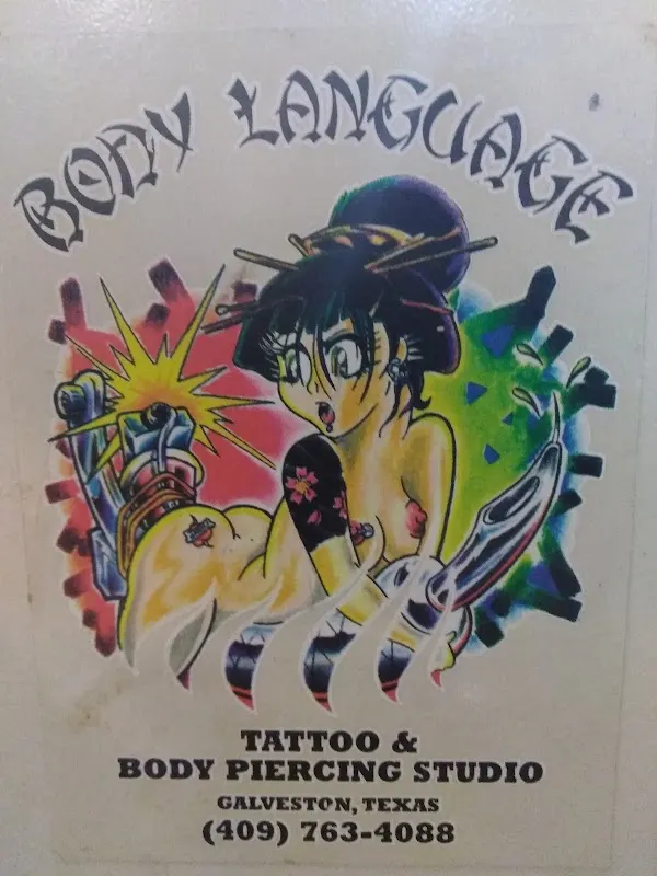 Body Language Tattoo & Piercing Studio — Tattoo shop in Galveston